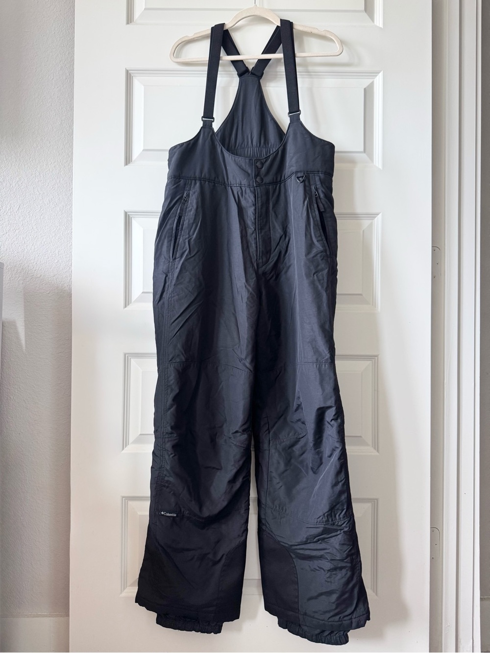 Vintage Columbia Insulated Ski Bib Overalls Black Size Large